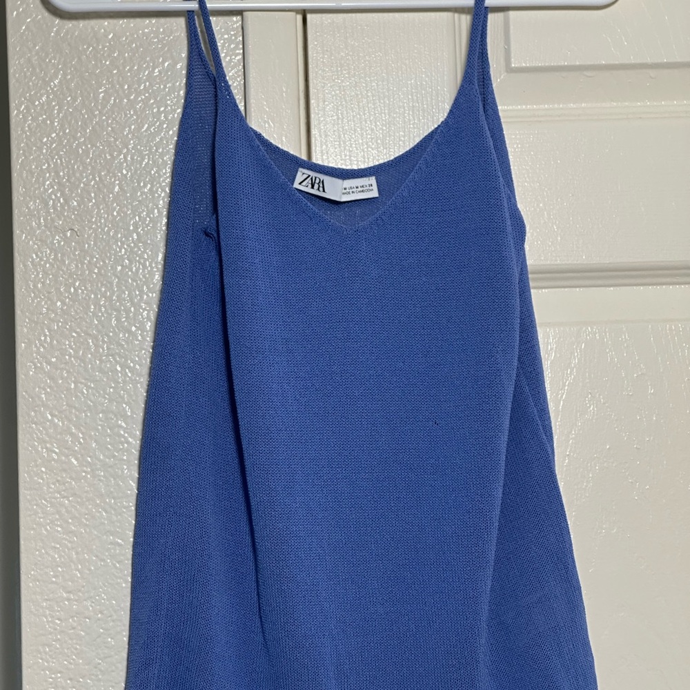 Zara Blue Women's Top